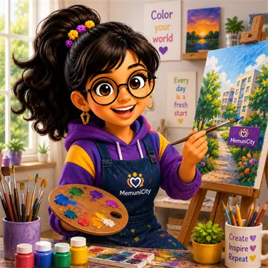 A neighbourhood artist
